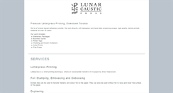Desktop Screenshot of lunarcausticpress.com