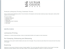 Tablet Screenshot of lunarcausticpress.com